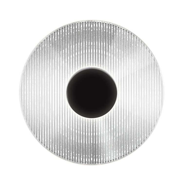 Satin Black 9" Dimmable LED Wall Sconce Direct Wired