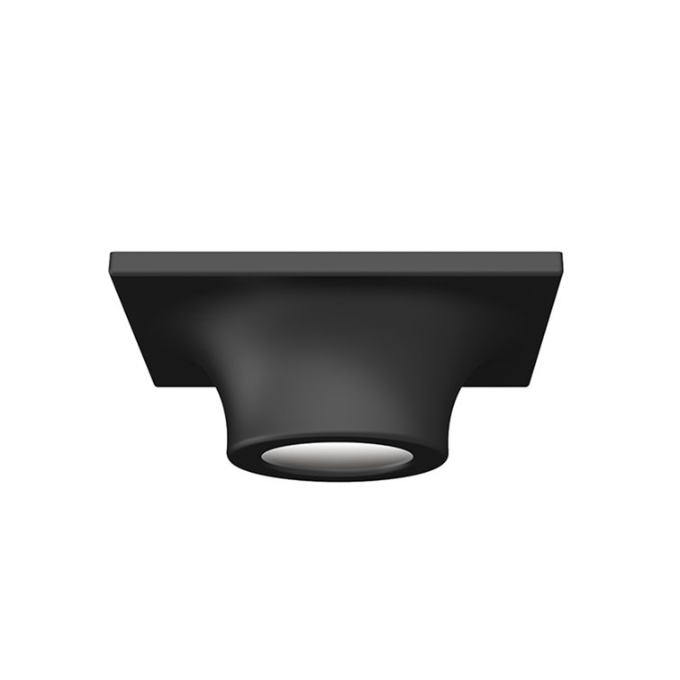 Satin Black 6-Inch LED Flush Mount Light