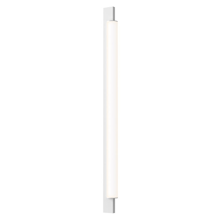 Keel Minimalist Satin White LED Bath Bar