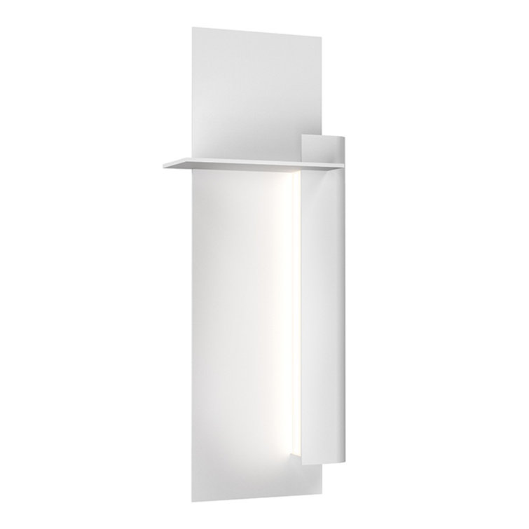 Sonneman 20" Textured White Aluminum LED Wall Sconce