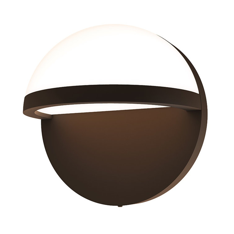 Textured Bronze Dimmable LED Wall Sconce