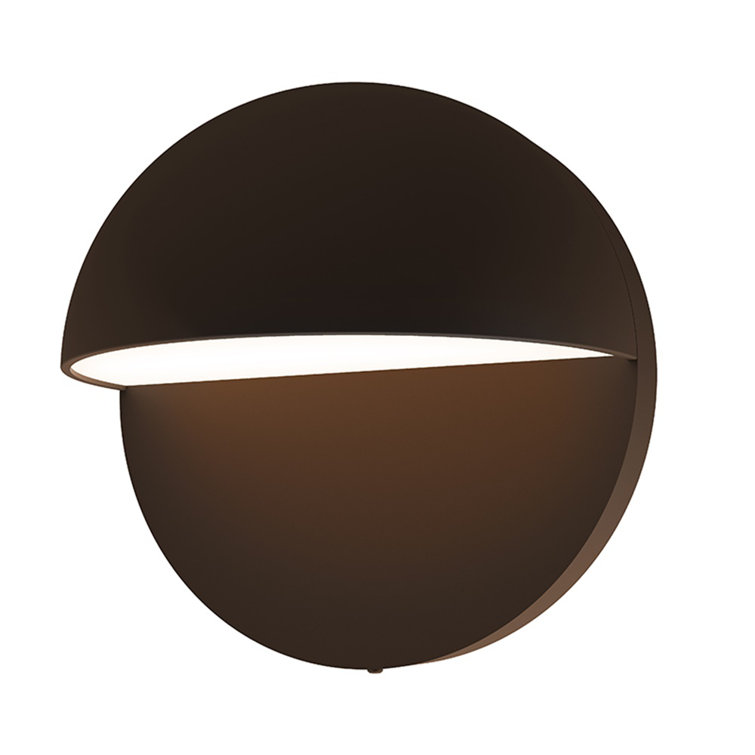 Textured Bronze Dimmable LED Wall Sconce 5''x5''