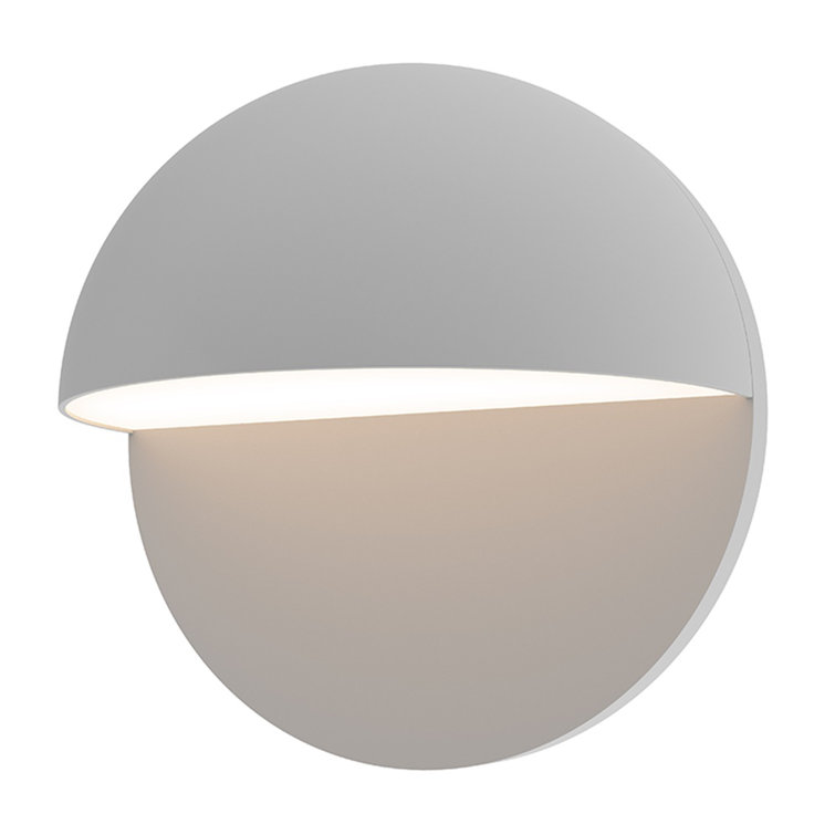 Textured Gray Aluminum LED Wall Sconce