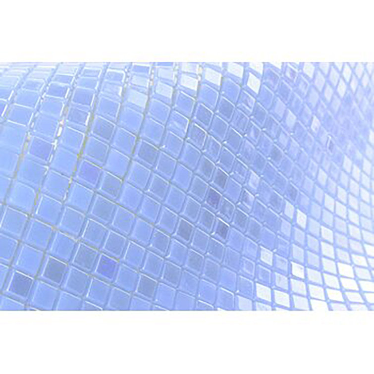 Galaxy 12x12 Iridescent Blue Glass Mosaic Tile