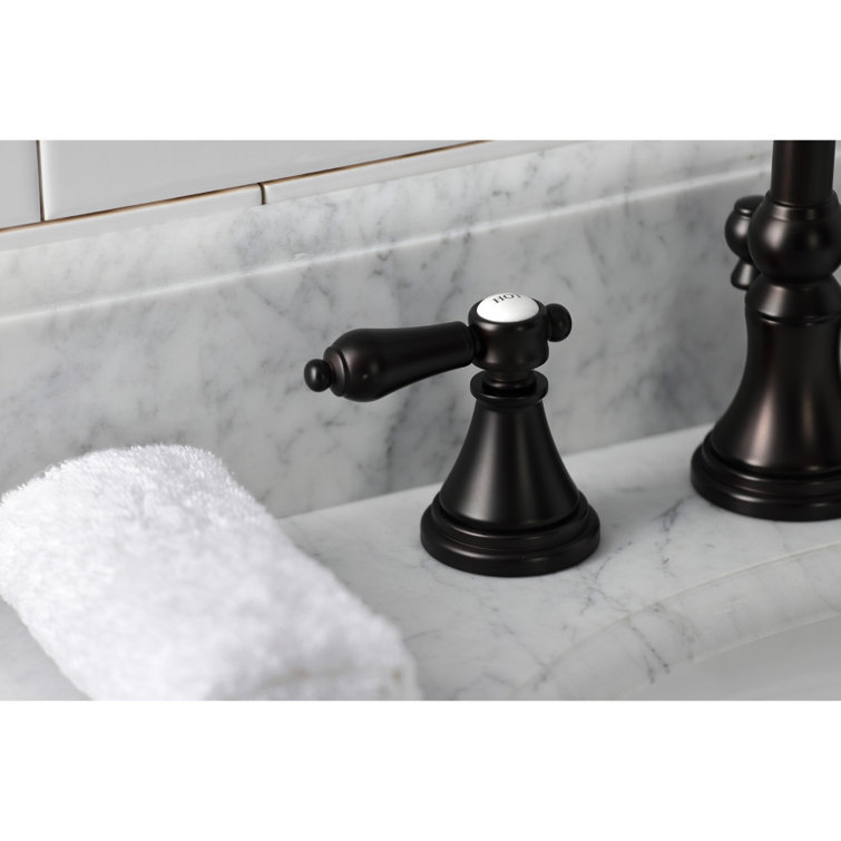 Heirloom Oil Rubbed Bronze Widespread Bathroom Faucet