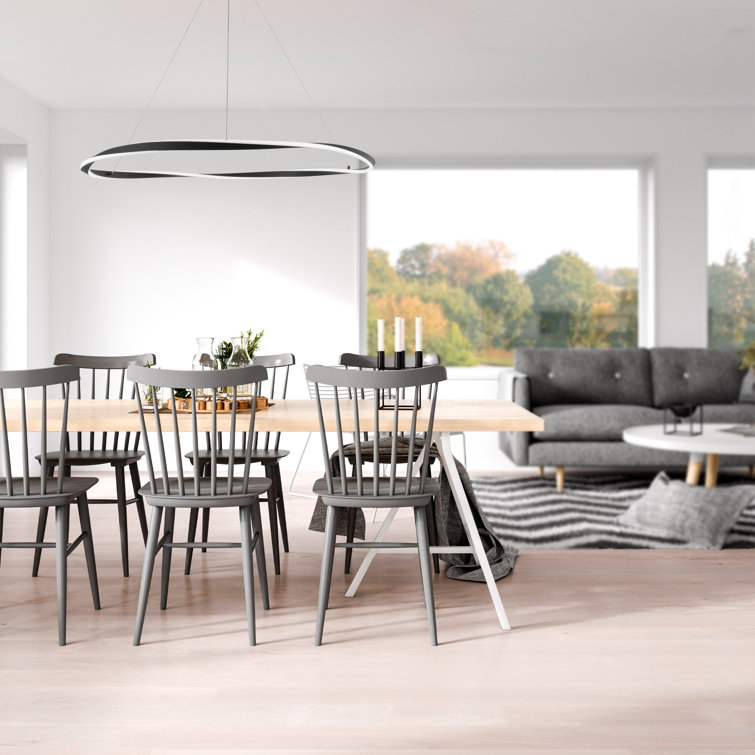 Eternal Chrome LED Drum Pendant Light with Mobius Strip Design