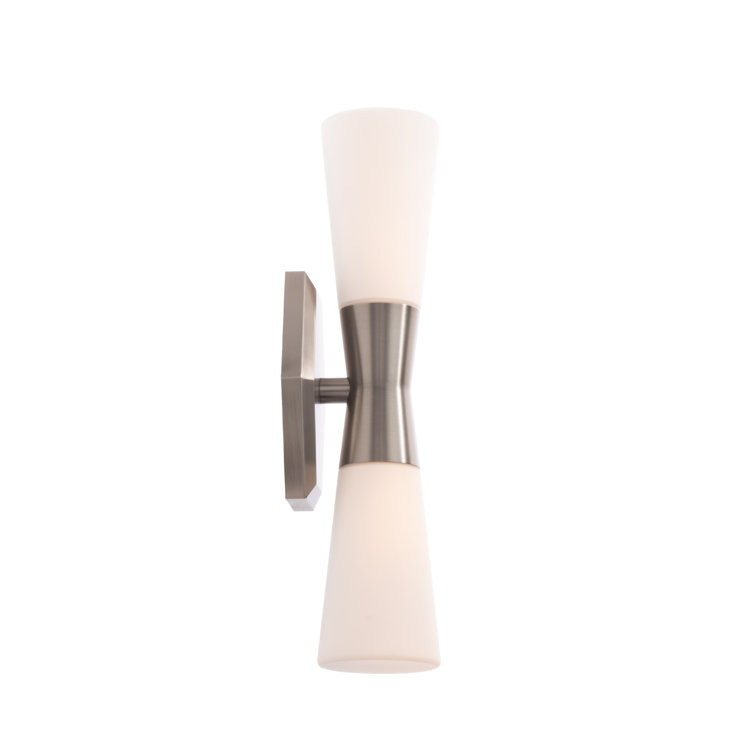 Locke Brushed Nickel LED Outdoor Wall Light