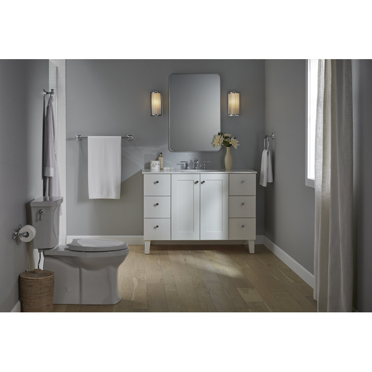 Grand 24" Polished Chrome Wall Mounted Towel Bar