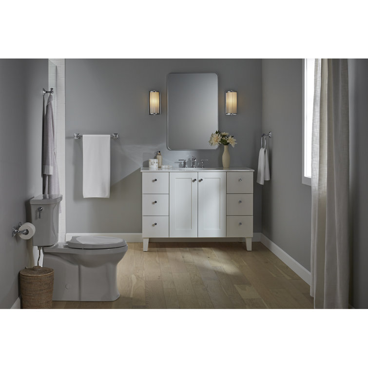 Grand 24" Polished Chrome Wall Mounted Towel Bar