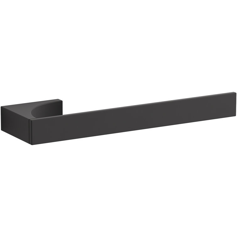 Matte Black Minimal Wall Mounted Towel Arm