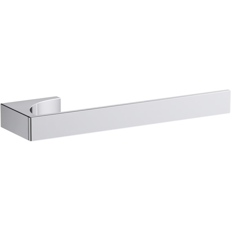 Minimalist Polished Chrome Wall Mounted Towel Arm