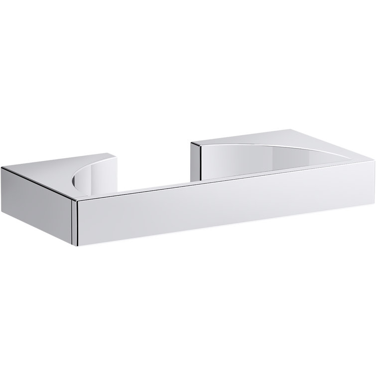 Polished Chrome Minimalist Toilet Paper Holder
