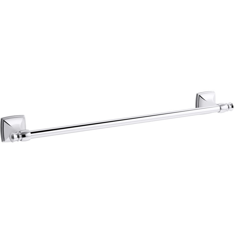 Grand 24" Polished Chrome Wall Mounted Towel Bar