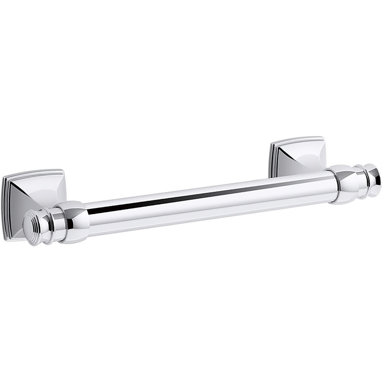 Polished Chrome 12" Transitional Grab Bar