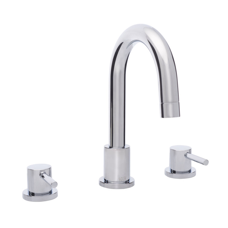 Chrome Dual Handle Widespread Bathroom Vessel Faucet