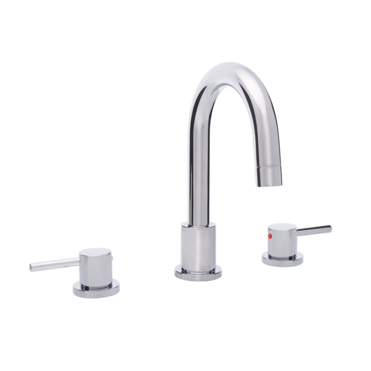 Chrome Dual Handle Widespread Bathroom Vessel Faucet
