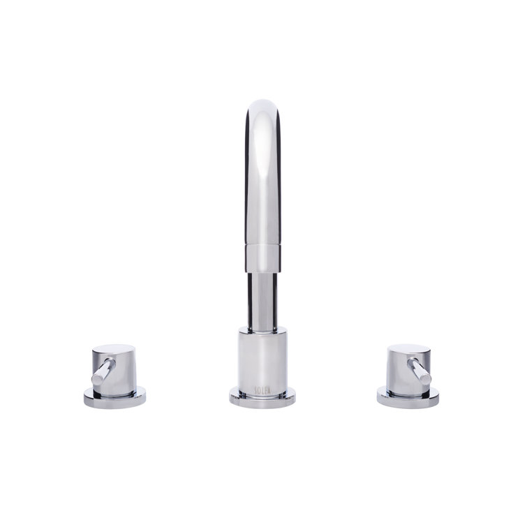 Chrome Dual Handle Widespread Bathroom Vessel Faucet