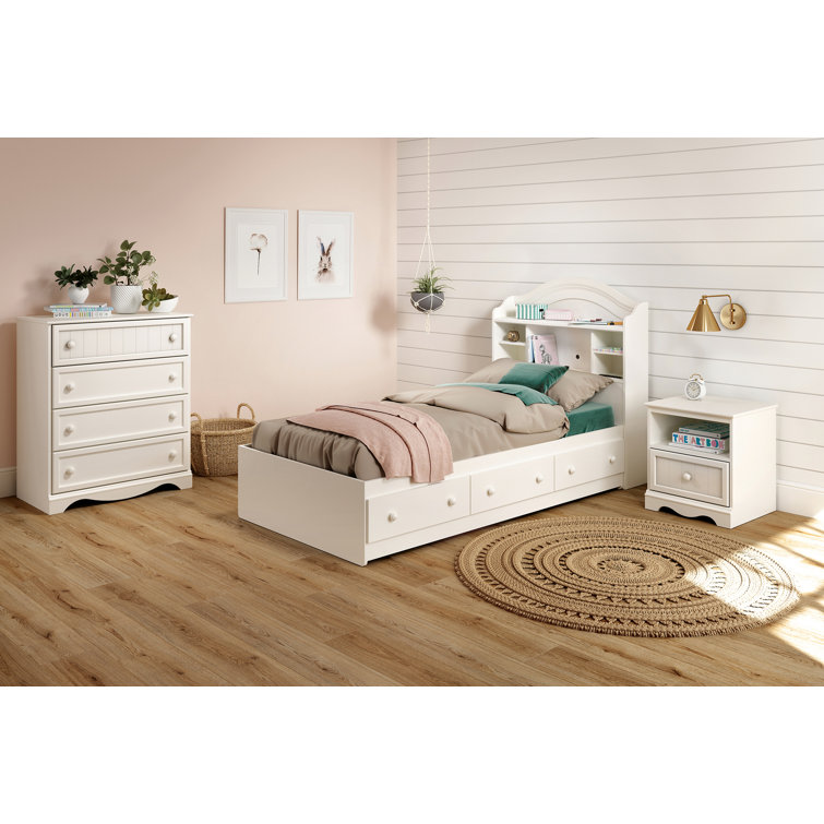 Savannah Pure White 4-Drawer Kids Chest