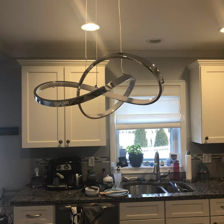 Vornado White Contemporary LED Pendant Light, Energy Star Certified