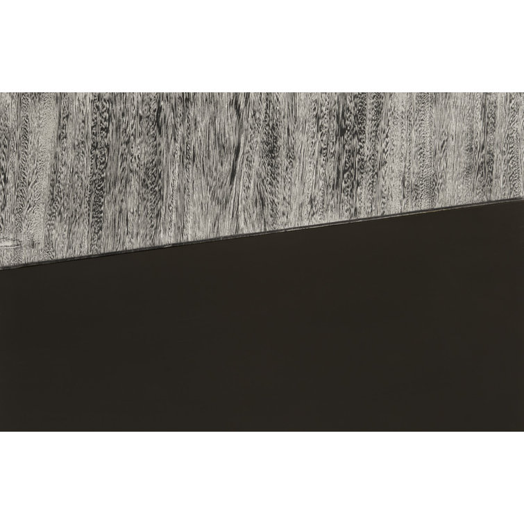 Geometry Block 24'' Square Gray Wood Coffee Table