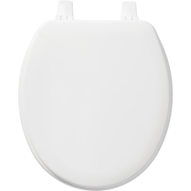 White Molded Wood Baby/Toddler Toilet Seat