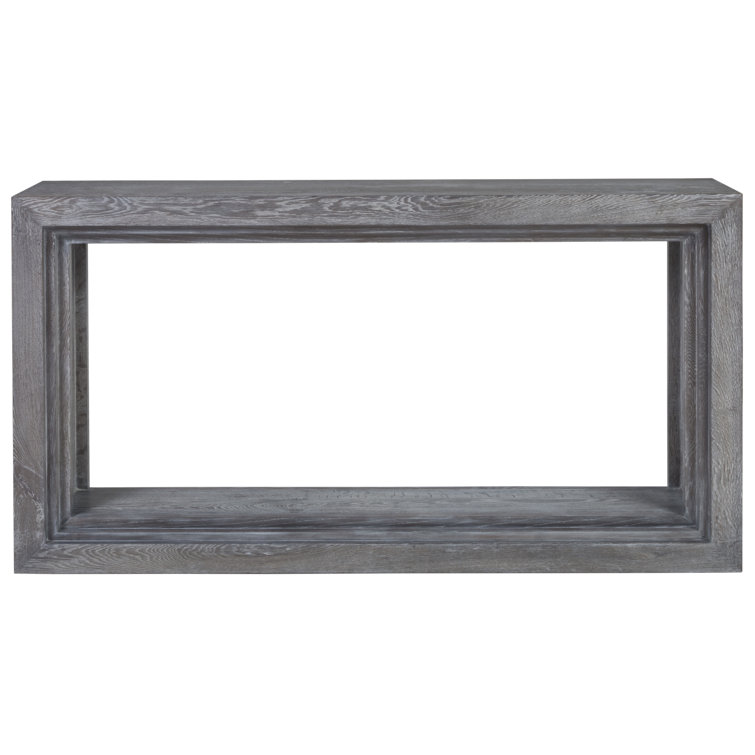 Barnyard Oak & Waxed Carbon Rustic Console Table 64"