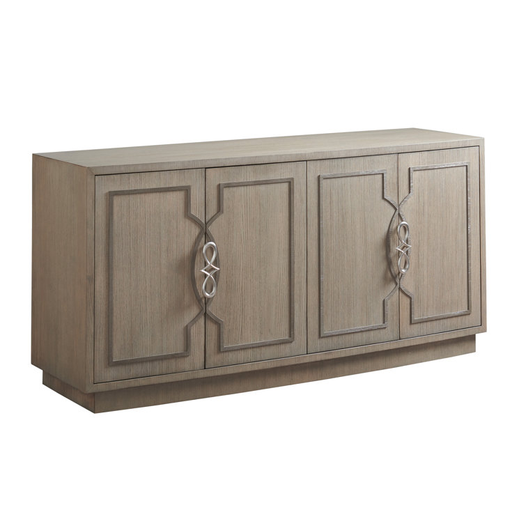 Grove Park 62" Dove Gray Ash Media Console with Storage