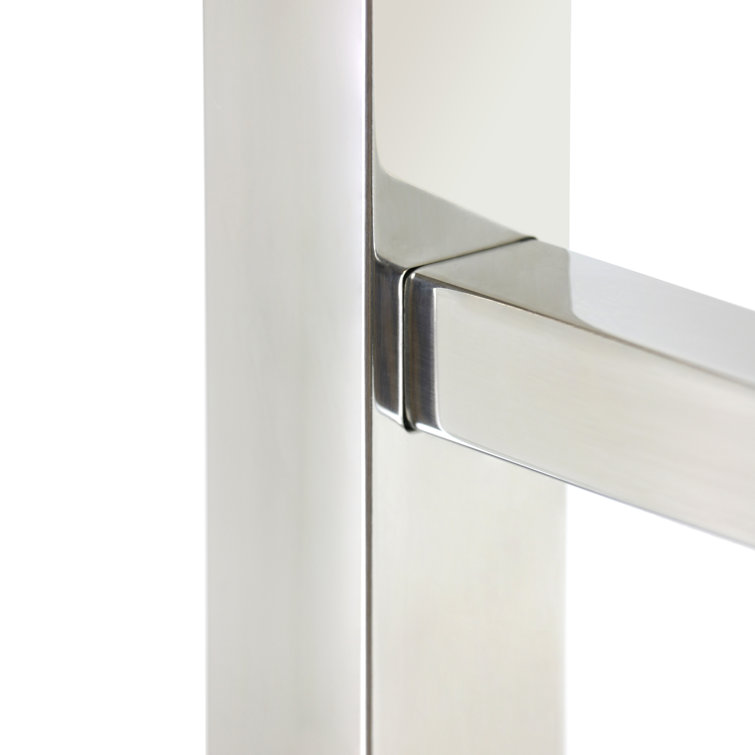Polished Stainless Steel Wall Mounted 7-Bar Towel Warmer