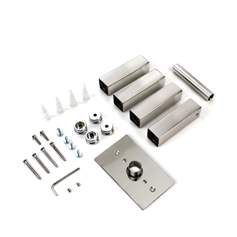 Brushed Stainless Steel Wall Mounted 10-Bar Towel Warmer