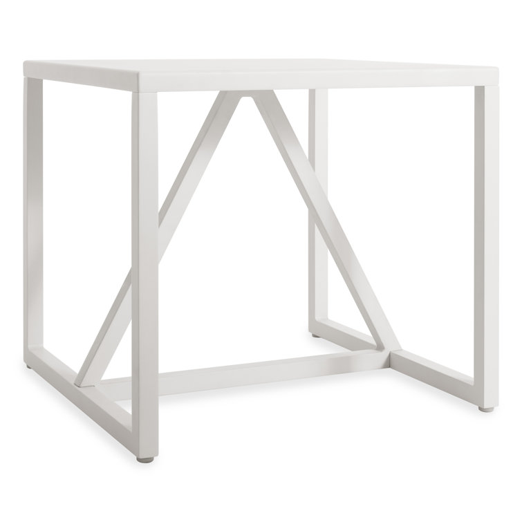Strut 20'' Carbon Metal Outdoor Coffee Table