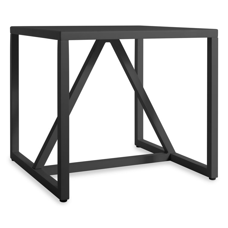 Strut 20'' Carbon Metal Outdoor Coffee Table