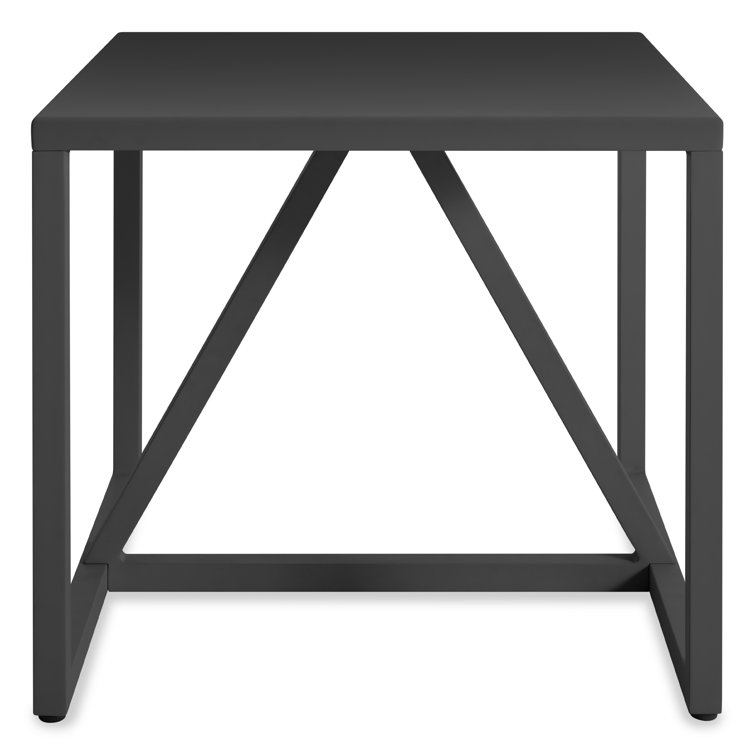 Strut 20'' Carbon Metal Outdoor Coffee Table