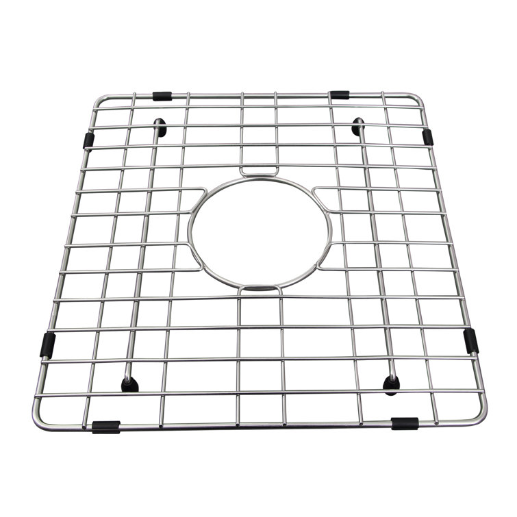 Stainless Steel Modern Sink Grid with Drain Opening