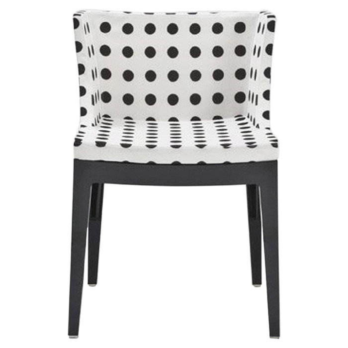 Philippe Starck Black Raffia Woven Leather Armchair