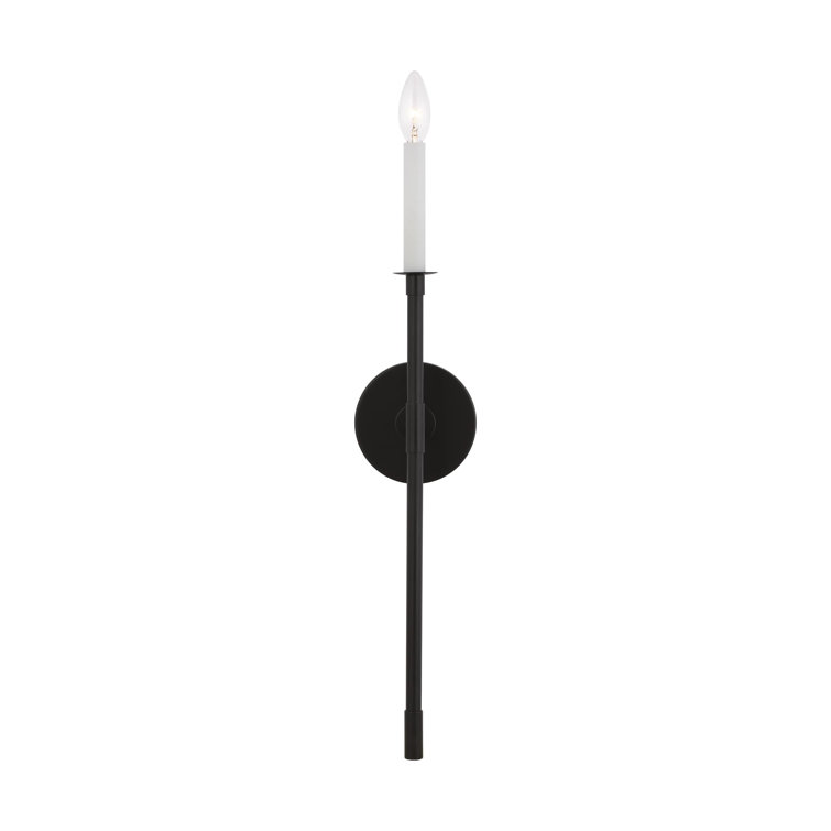 Bayview Aged Iron Dimmable Outdoor Wallchiere, 24.38"