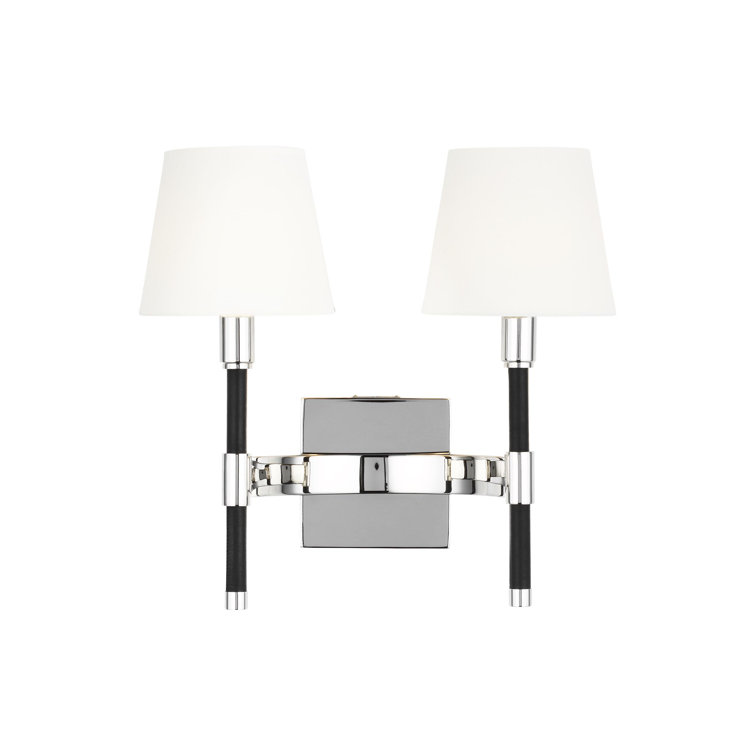 Katie Contemporary Iron Dimmable Wall Sconce, 13.38 in