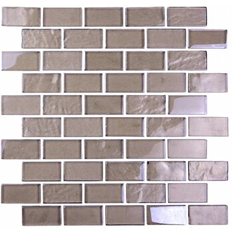 Grand Canyon Bronze Glossy Glass Mosaic Tile