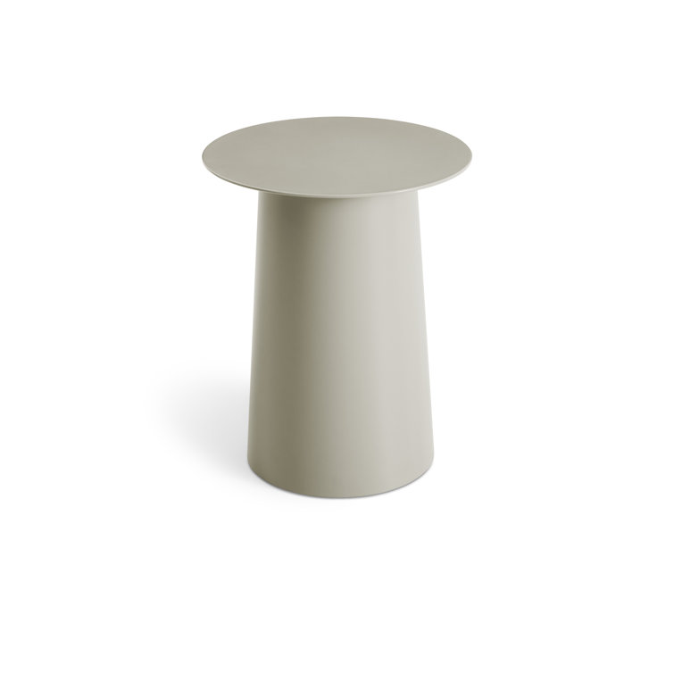 Putty Metal 21" Tall Rectangular Side Table