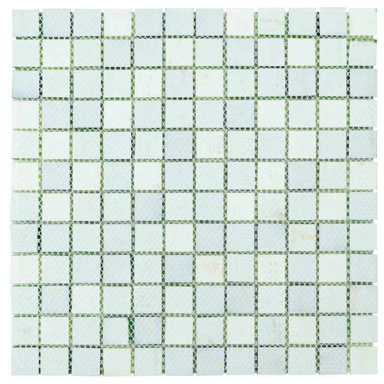 Green Glass Mosaic Tile Sheet for Bathroom and Kitchen