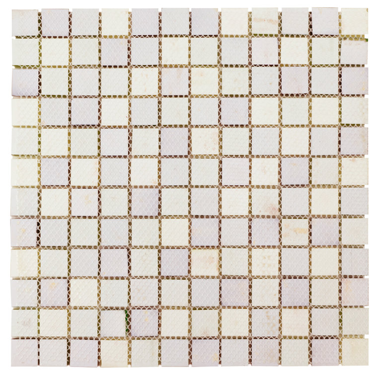 Red and Pink Glass Mosaic Tile Sheet for Kitchen and Bathroom