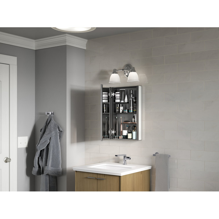 Maxstow 15" x 24" Aluminum Frameless Medicine Cabinet
