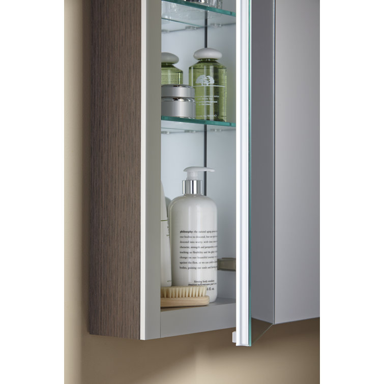 Verdera Frameless 40"x30" Aluminum Medicine Cabinet with Adjustable Shelves