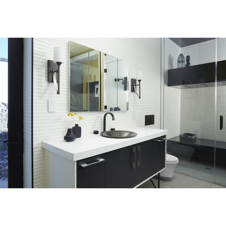 Verdera Frameless 40"x30" Aluminum Medicine Cabinet with Adjustable Shelves