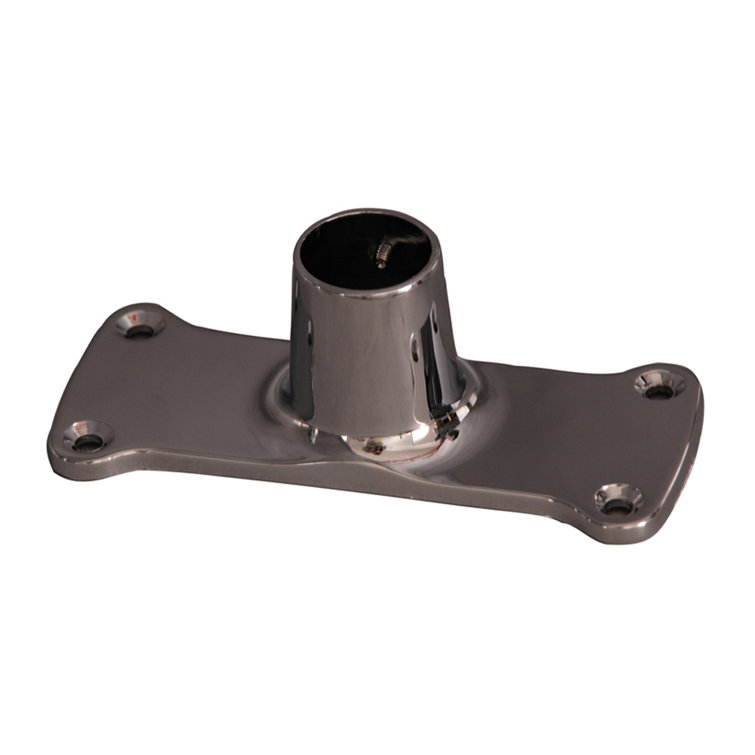 Polished Chrome Jumbo Shower Rod Flange