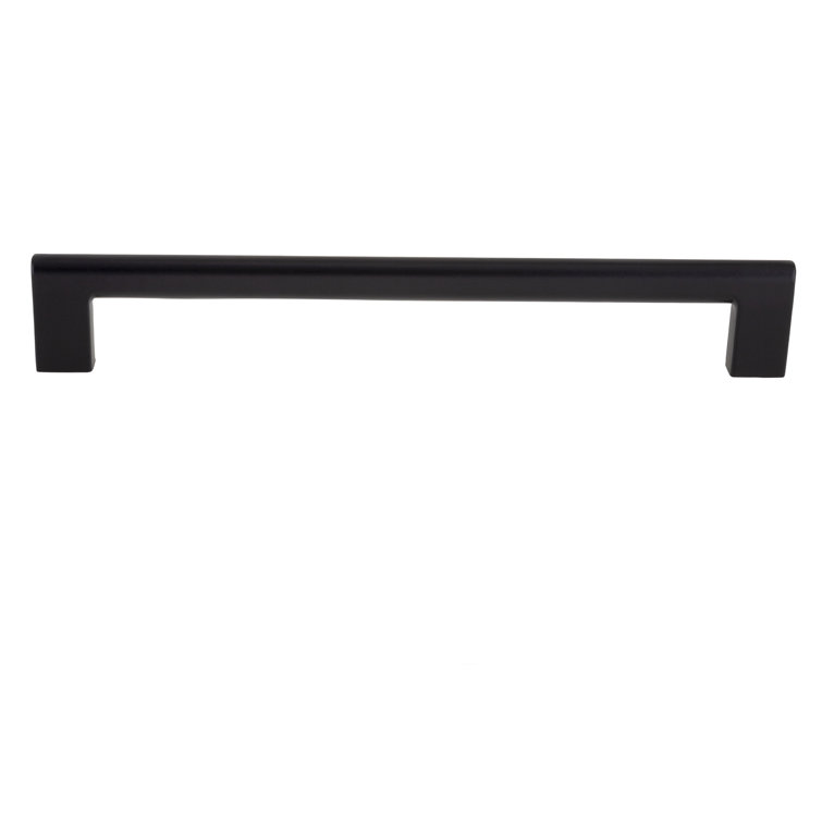 Vail 6" Matte Black Cylindrical Bar Pull