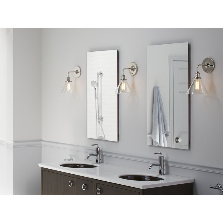 Catalan Frameless 36" Aluminum Medicine Cabinet with Adjustable Shelves