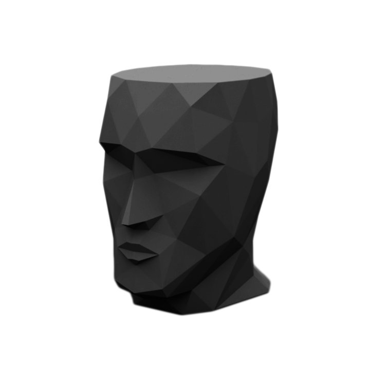 Adan Versatile Black Resin Indoor/Outdoor Side Table