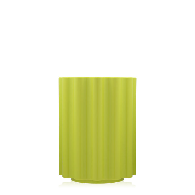 Colonna Green Glossy Thermoplastic Multipurpose Stool