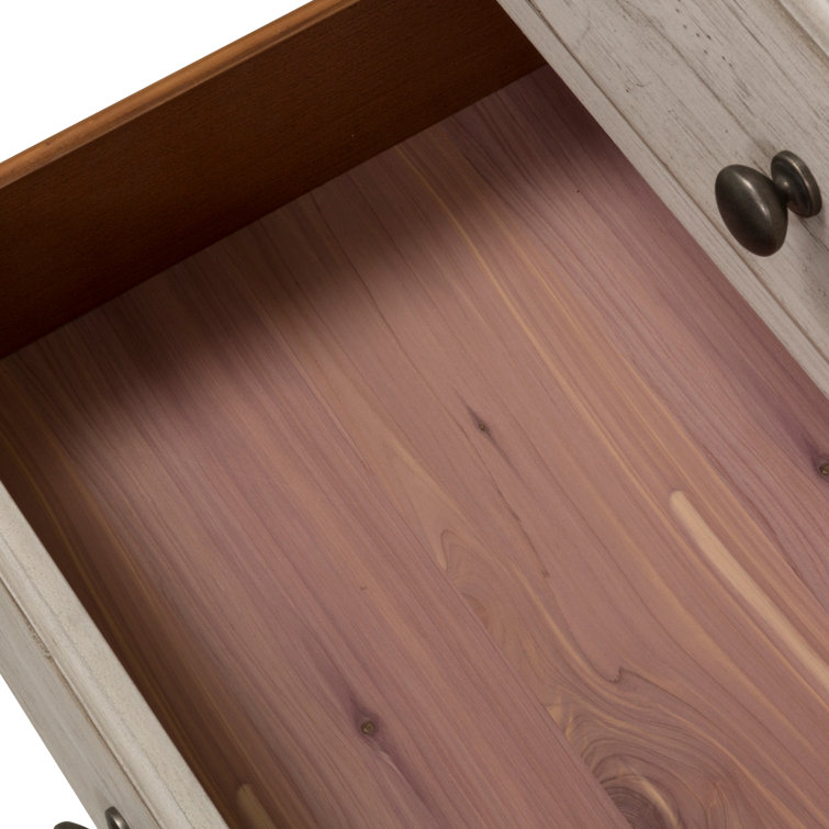 Ayden Transitional 8-Drawer White Dresser with Dovetail Details