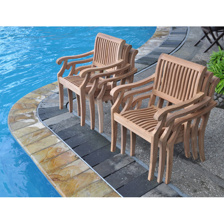 117'' Natural Teak Oval 9-Piece Outdoor Dining Set
